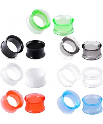 Acrylic Ear Gauges Color Ear Tunnels Stretching Kit Plugs Expander Mix Set 5/8"(16mm) Style 5 $11.18 Body Jewelry