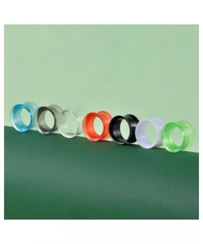 Acrylic Ear Gauges Color Ear Tunnels Stretching Kit Plugs Expander Mix Set 5/8"(16mm) Style 5 $11.18 Body Jewelry