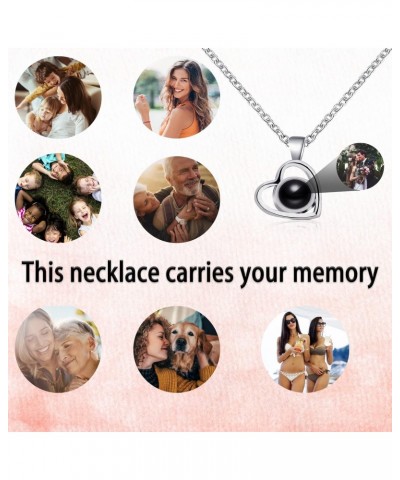 Custom Necklaces with Picture inside,Personalized Necklace for Women,Projection Necklace,Customized Picture Necklace,Customiz...