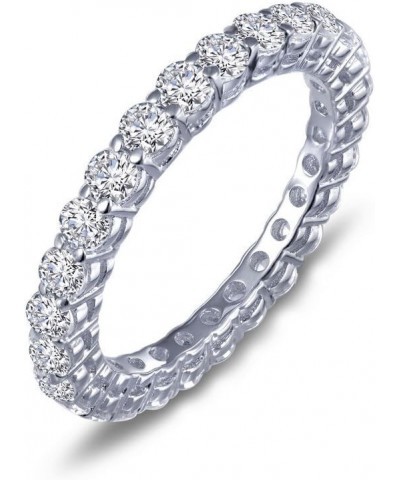 Classic Sterling Silver Platinum Plated Lassire Simulated Diamond Ring (1.35 CTTW) $46.50 Bracelets