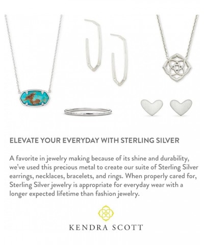 Davie Pendant Necklace in Sterling Silver, Fine Jewelry for Women STERLING SILVER AQUAMARINE $40.00 Necklaces