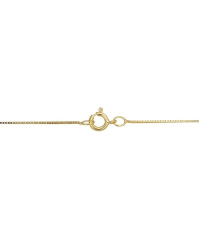 14k Yellow Gold 0.5 mm Venetian Box Pendant Chain Necklace for Women (16, 18, 20 or 24 inch) 24.0 Inches $43.20 Necklaces