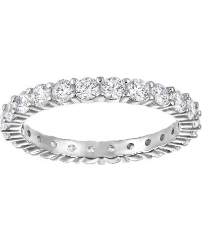 Crystal Extra-Large Vittore Round Ring, Rhodium-Plated - Size 7 $48.30 Rings