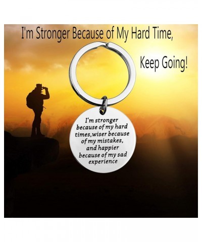 Divorce Gift Cancer Awareness I'm Stronger Because of My Hard Time Strength Jewelry Silver $10.27 Pendants