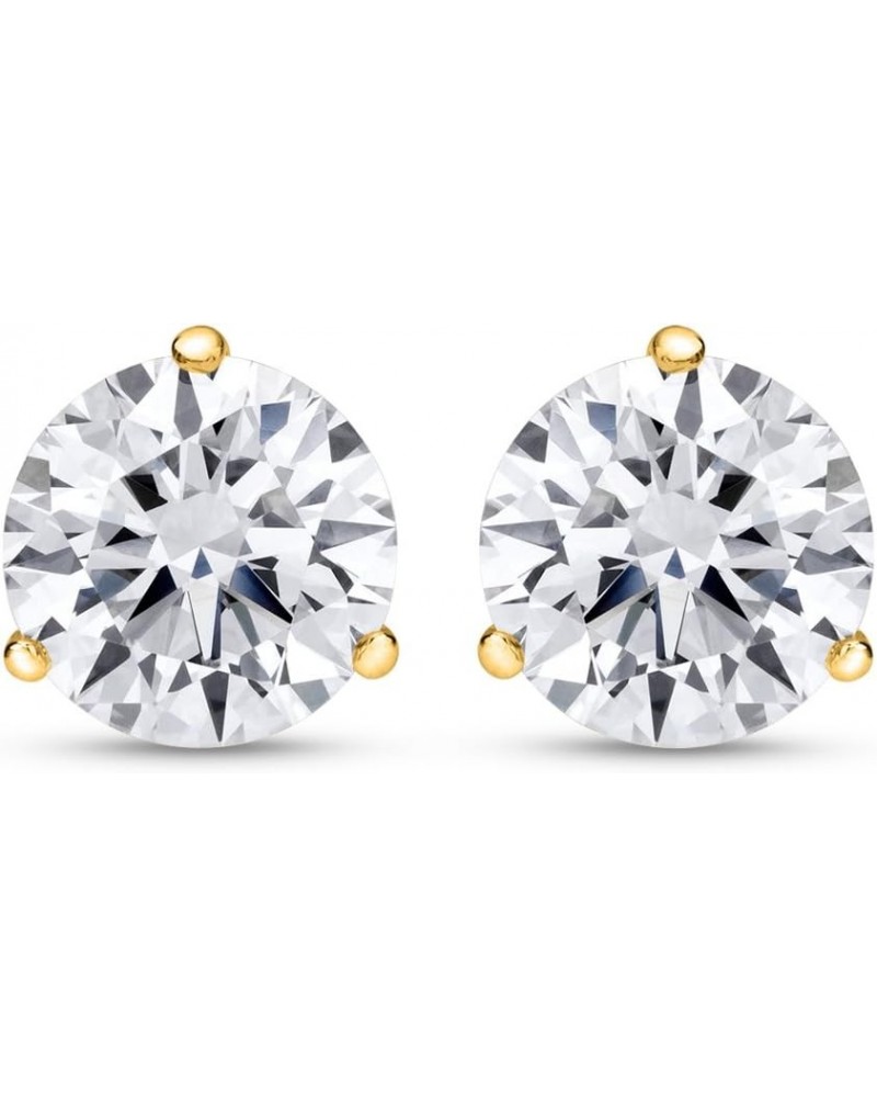 3/4-5 IGI Certified LAB-GROWN Round Cut Diamond Earrings 3 Prong Push Back Value Collection (D-E COLOR, VS1-VS2 CLARITY) 0.5 ...