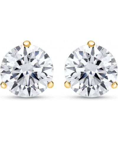 3/4-5 IGI Certified LAB-GROWN Round Cut Diamond Earrings 3 Prong Push Back Value Collection (D-E COLOR, VS1-VS2 CLARITY) 0.5 ...