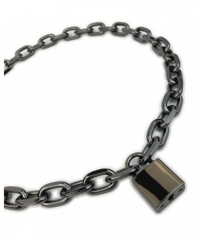 Padlock Chain Necklace Collar Choker with Two Keys and Box for Women, Men and Pet 22 Inches I $11.75 Necklaces