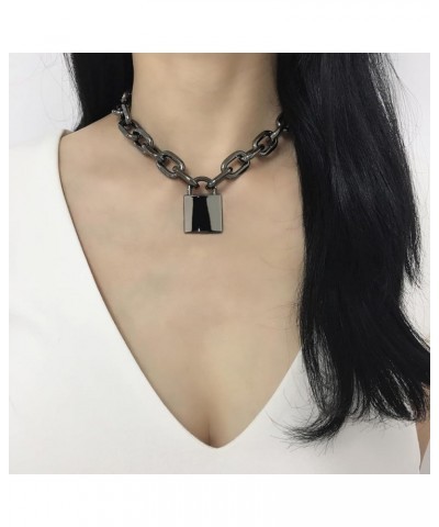 Padlock Chain Necklace Collar Choker with Two Keys and Box for Women, Men and Pet 22 Inches I $11.75 Necklaces