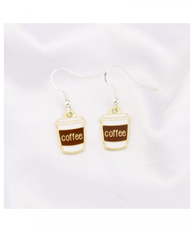 Coffee Earrings Dangle Coffee Gifts for Coffee Lovers Coffee Cup Earrings Jewelry Coffee Earrings $9.85 Earrings