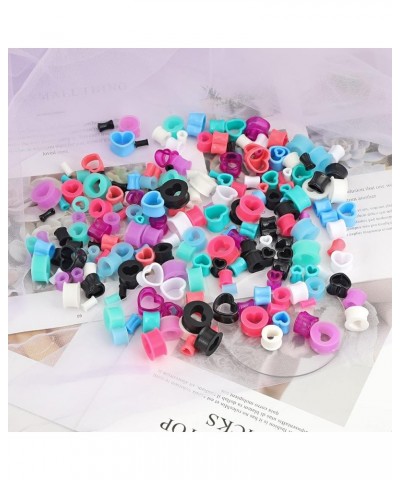 12pcs-24pcs Soft Flexible Silicone Ear Tunnels Acrylic Heart Tunnels Piercing Gauge 4g-3/4 inch 12 pairs, 1/2"(12mm) $11.99 B...