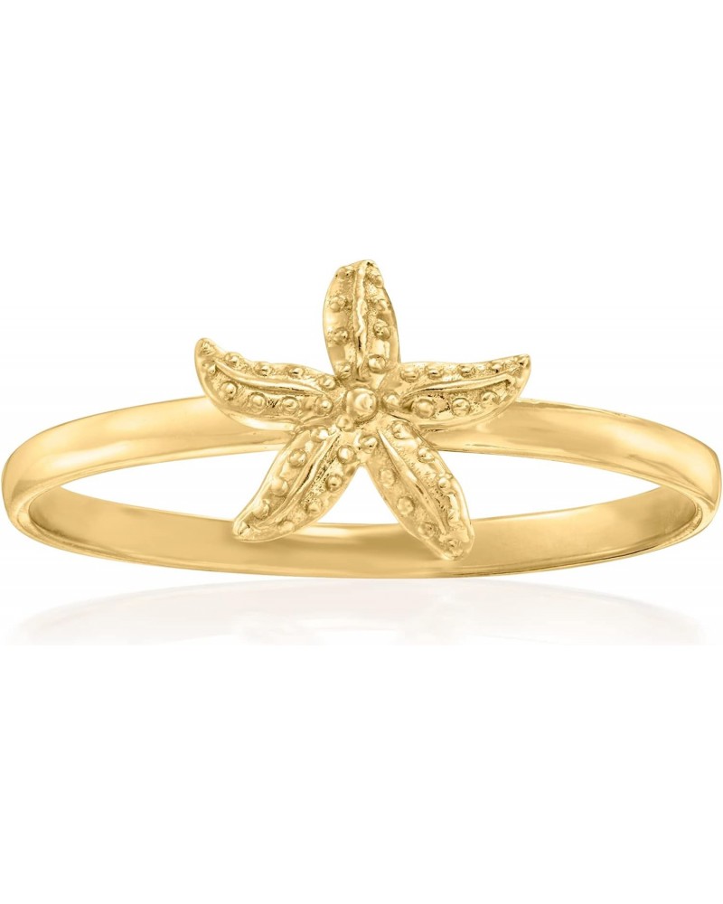 Canaria 10kt Yellow Gold Starfish Ring $52.50 Rings