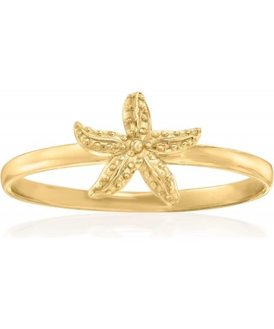 Canaria 10kt Yellow Gold Starfish Ring $52.50 Rings