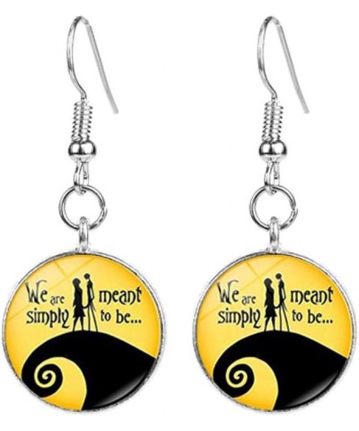 Jack and Sally Nightmare Moon Pendant Necklace, Earrings, Bracelet, Charms Gift C $7.66 Jewelry Sets