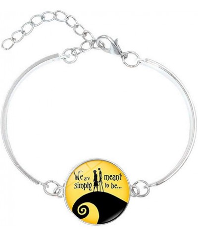 Jack and Sally Nightmare Moon Pendant Necklace, Earrings, Bracelet, Charms Gift C $7.66 Jewelry Sets