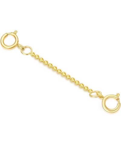 10k 14k Real Gold 1"/1.5"/2"/2.5"/3"/4"/5" Necklace Extender, Necklace Bracelet Extender Chain, Durable Gold Extender Chain, ...