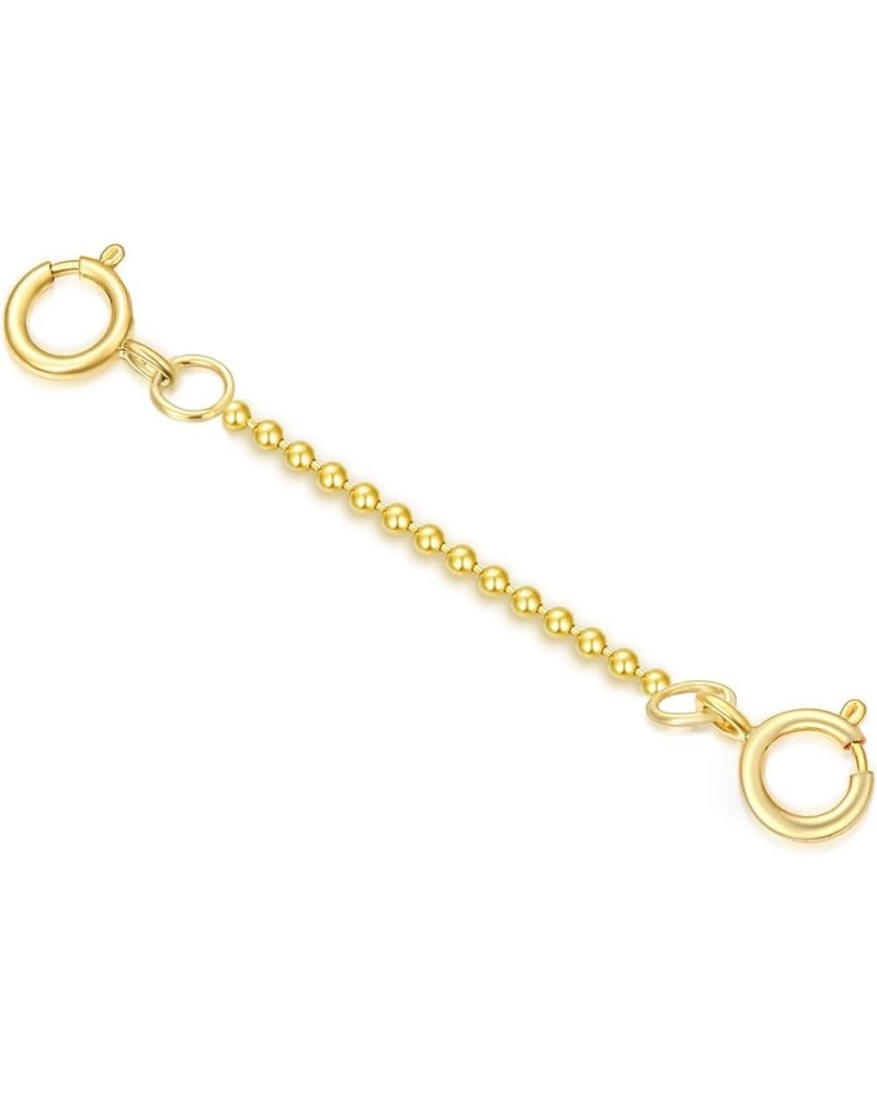 10k 14k Real Gold 1"/1.5"/2"/2.5"/3"/4"/5" Necklace Extender, Necklace Bracelet Extender Chain, Durable Gold Extender Chain, ...