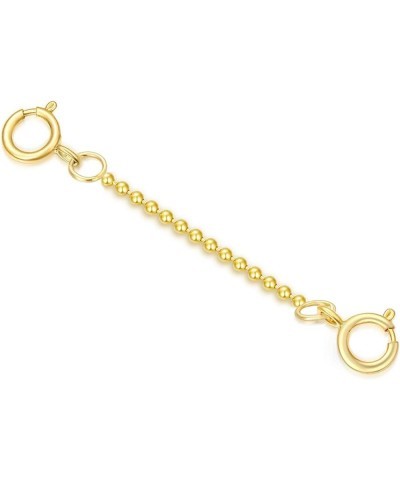 10k 14k Real Gold 1"/1.5"/2"/2.5"/3"/4"/5" Necklace Extender, Necklace Bracelet Extender Chain, Durable Gold Extender Chain, ...