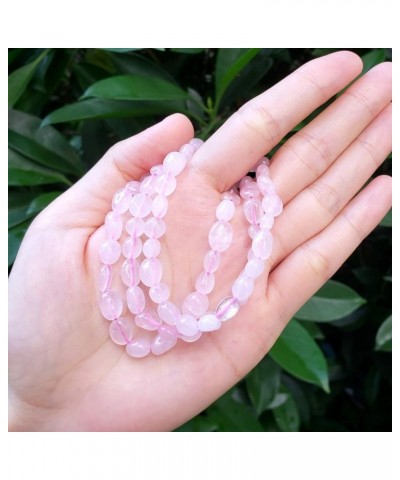 1pc Natural Stretch Gemstone Bracelet 5mm-8mm Free Form Bead 7 Inch 7.5 Inch Healing Crystal Engergy Quartz Chakras Jewelry W...