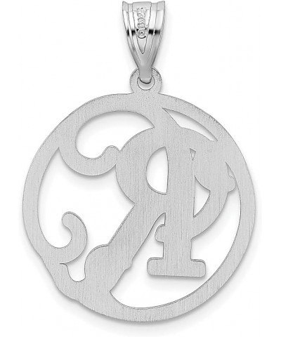 925 Sterling Silver Dainty Letter R Initial Name Monogram Necklace Charm Pendant Fine Jewelry For Women Gifts For Her $47.15 ...