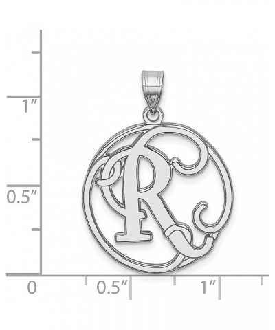 925 Sterling Silver Dainty Letter R Initial Name Monogram Necklace Charm Pendant Fine Jewelry For Women Gifts For Her $47.15 ...