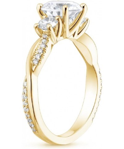 1 CT Marquise Moissanite engagement ring set yellow gold engagement ring Unique Bridal set $91.80 Sets