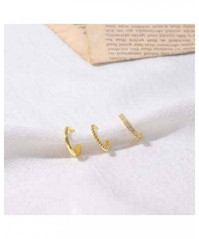 Ear Cuffs Non Piercing for Women Trendy Crystal Gold Ear Cuff Clip on Earrings Fake Earrings for Girls Dainty Jewelry Gifts A...