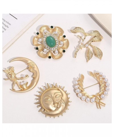 Versailles series Baroque elegant Brooches Pin for Women Men Girls Retro Court Pearl Corsage Pin delicate accessory 5 $8.99 B...