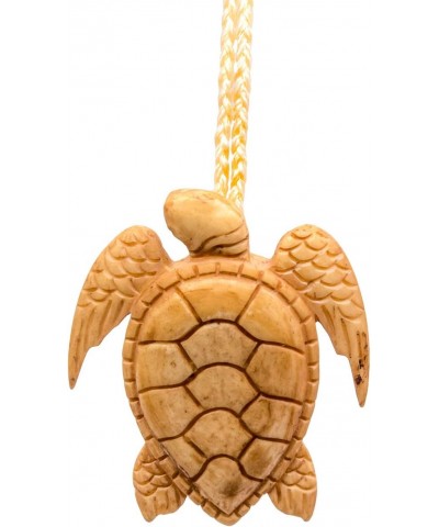 Hawaiian Inspired Aged Bone Pacific Sea Turtle Necklace. $17.80 Necklaces