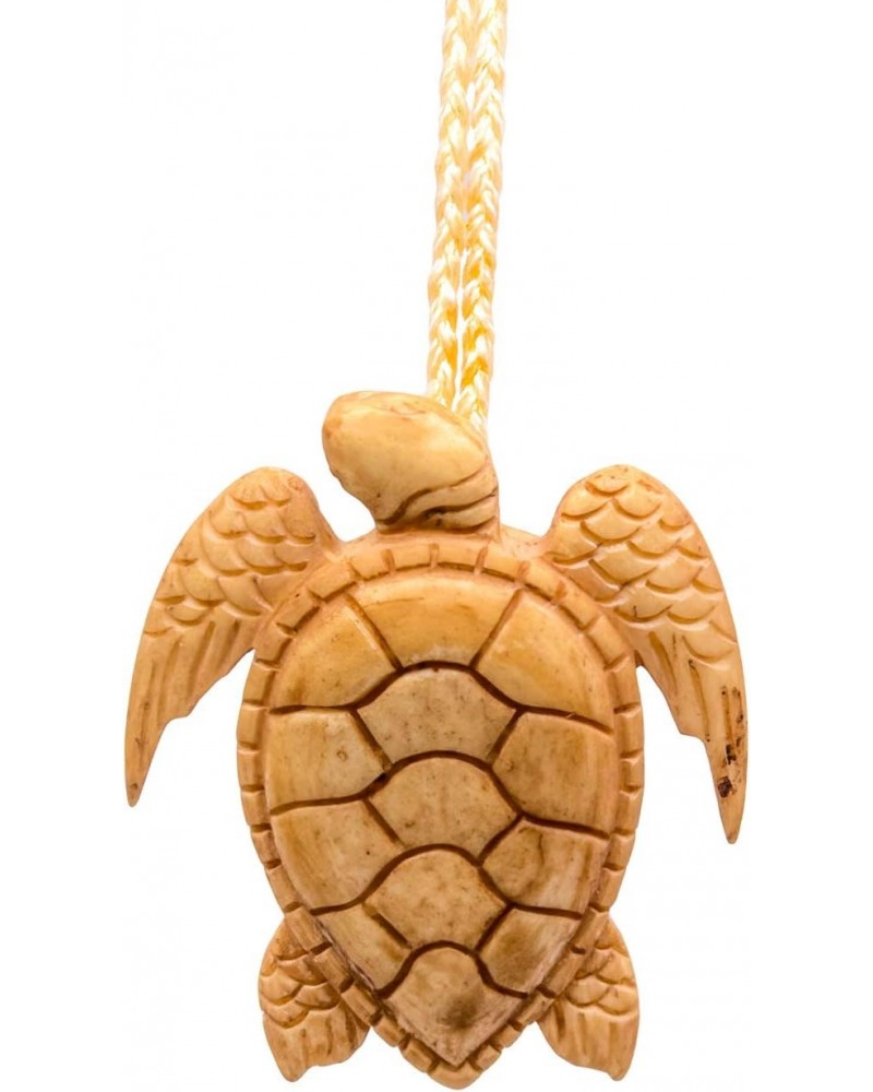 Hawaiian Inspired Aged Bone Pacific Sea Turtle Necklace. $17.80 Necklaces