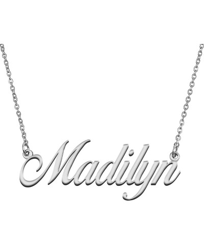 Personalized Charm Initial Pendant Name Necklace for Her $9.68 Necklaces