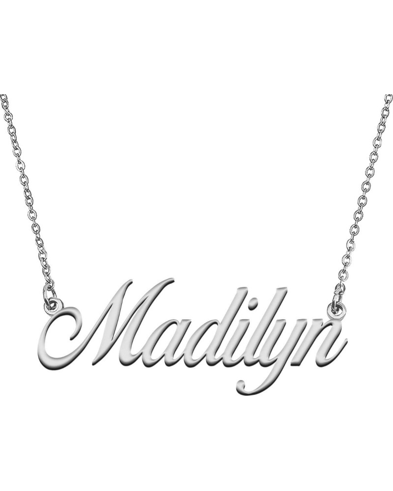 Personalized Charm Initial Pendant Name Necklace for Her $9.68 Necklaces