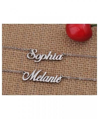 Personalized Charm Initial Pendant Name Necklace for Her $9.68 Necklaces