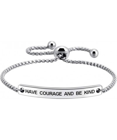 Cuff Bracelets for Women, Fashional Jewelry for Girl Her, Inspirational Gifts for Women have courage and be kind $10.02 Brace...