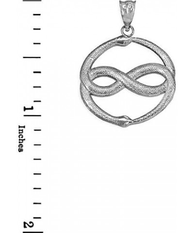 Sterling Silver Double Ouroboros Infinity Snakes Charm Pendant $17.27 Pendants