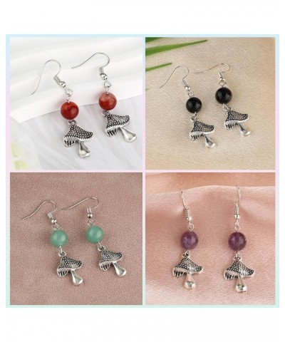 Women's Mushroom Cute Drop Earrings Set - Enchanting Jewelry Gift for Teen Girls & Lovers of Whimsy Mushroom Earrings 06 $11....