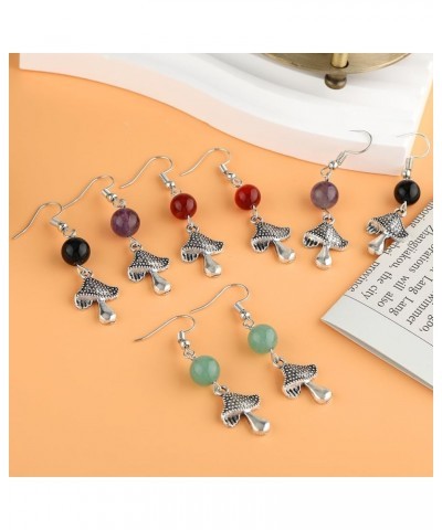 Women's Mushroom Cute Drop Earrings Set - Enchanting Jewelry Gift for Teen Girls & Lovers of Whimsy Mushroom Earrings 06 $11....