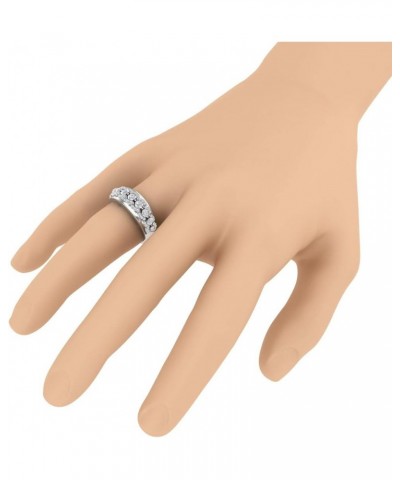 1/2 Carat Diamond Wedding Band Ring in 925 Sterling Silver - IGI Certified Sterling Silver $117.00 Bracelets