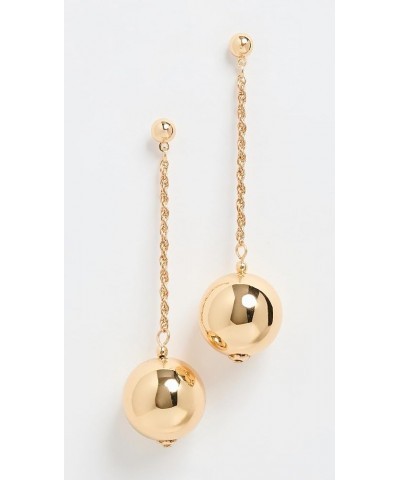 Women's Polished Gold Ball Earrings Gold $25.65 Earrings