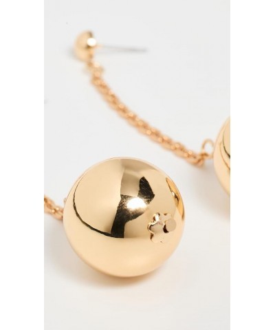 Women's Polished Gold Ball Earrings Gold $25.65 Earrings