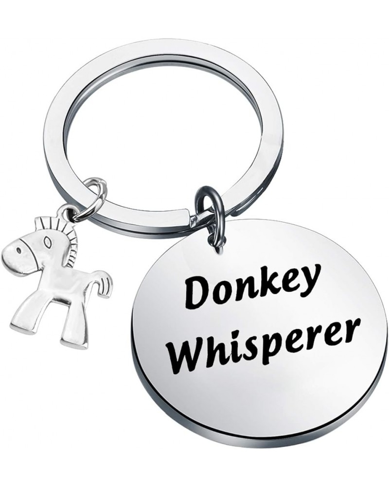 Funny Animal Keychain Donkey Lover Gift Donkey Whisperer Keychain Animal Lover Gift Donkey Keychain Keychain $8.95 Bracelets