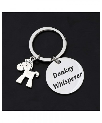 Funny Animal Keychain Donkey Lover Gift Donkey Whisperer Keychain Animal Lover Gift Donkey Keychain Keychain $8.95 Bracelets