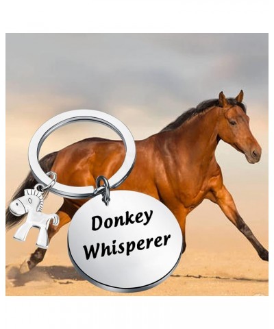 Funny Animal Keychain Donkey Lover Gift Donkey Whisperer Keychain Animal Lover Gift Donkey Keychain Keychain $8.95 Bracelets