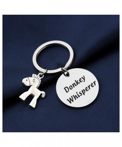 Funny Animal Keychain Donkey Lover Gift Donkey Whisperer Keychain Animal Lover Gift Donkey Keychain Keychain $8.95 Bracelets