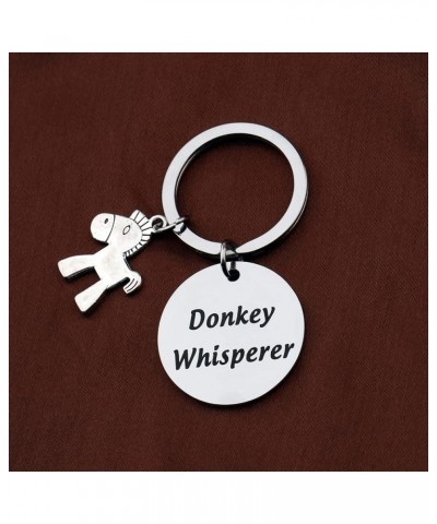 Funny Animal Keychain Donkey Lover Gift Donkey Whisperer Keychain Animal Lover Gift Donkey Keychain Keychain $8.95 Bracelets