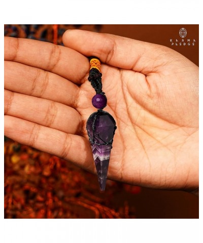 Handmade Healing Crystal Necklaces for Women and Men, Chakra Crystal Pendants for Healing Yoga Meditation Positive Energy Bal...