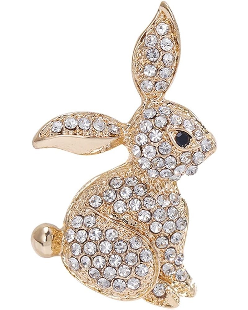 Brooch Pins for Women, Creative Bunny Shape Brooch Shining Rhinestones Inlaid Animal Pin Dress Coat Shawl Lapel Badge Outfit ...