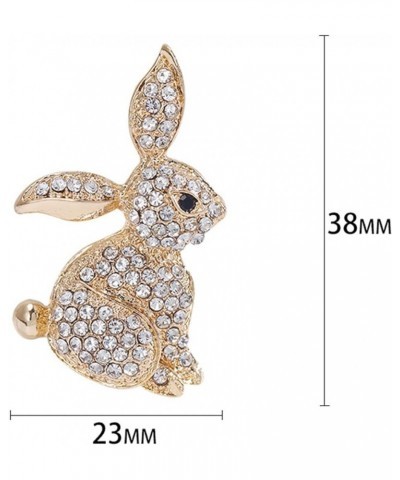 Brooch Pins for Women, Creative Bunny Shape Brooch Shining Rhinestones Inlaid Animal Pin Dress Coat Shawl Lapel Badge Outfit ...