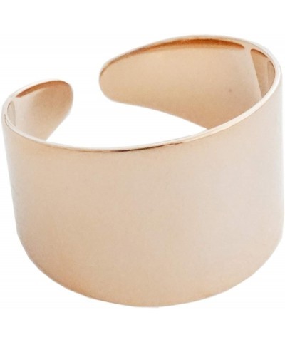 Thick Wrap Open Band Ring in Gold, Rose Gold, or Silver | Minimalist, Delicate Jewelry Rose Gold One Size $9.74 Rings