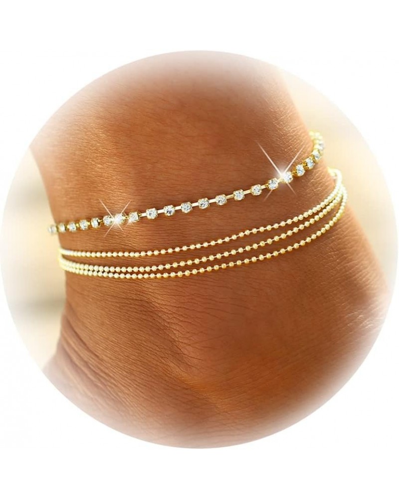 Anklets for Women Beach Ankle Bracelets Gold Anklets for Girls Link Chain Anklets for Women Waterproof Dainty Jewelry Gift fo...