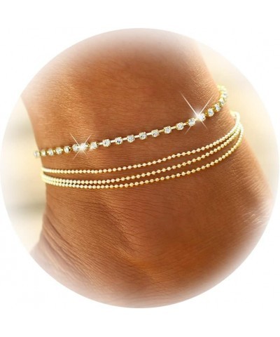 Anklets for Women Beach Ankle Bracelets Gold Anklets for Girls Link Chain Anklets for Women Waterproof Dainty Jewelry Gift fo...